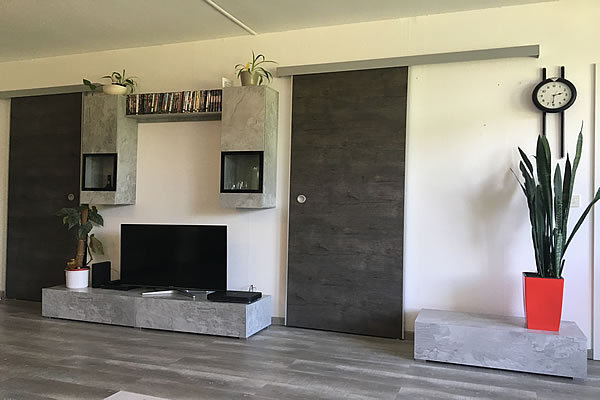 Wohnzimmer TV-Wand